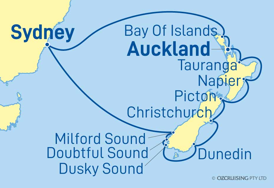 Celebrity Eclipse New Zealand - Cruises.com.au