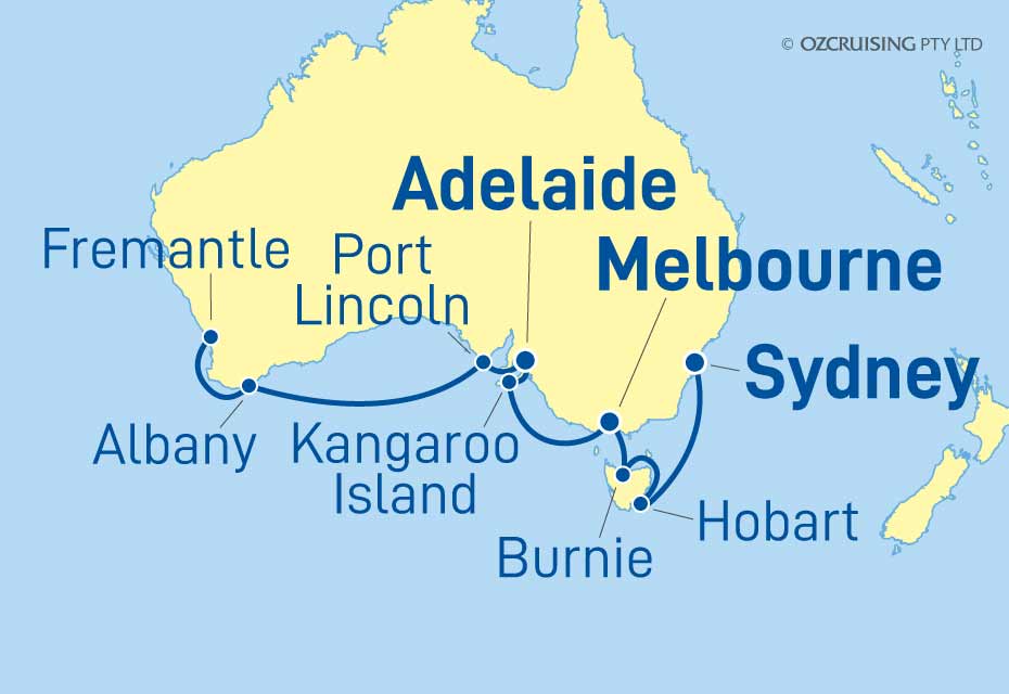 ms Noordam Fremantle to Sydney - Ozcruising.com.au