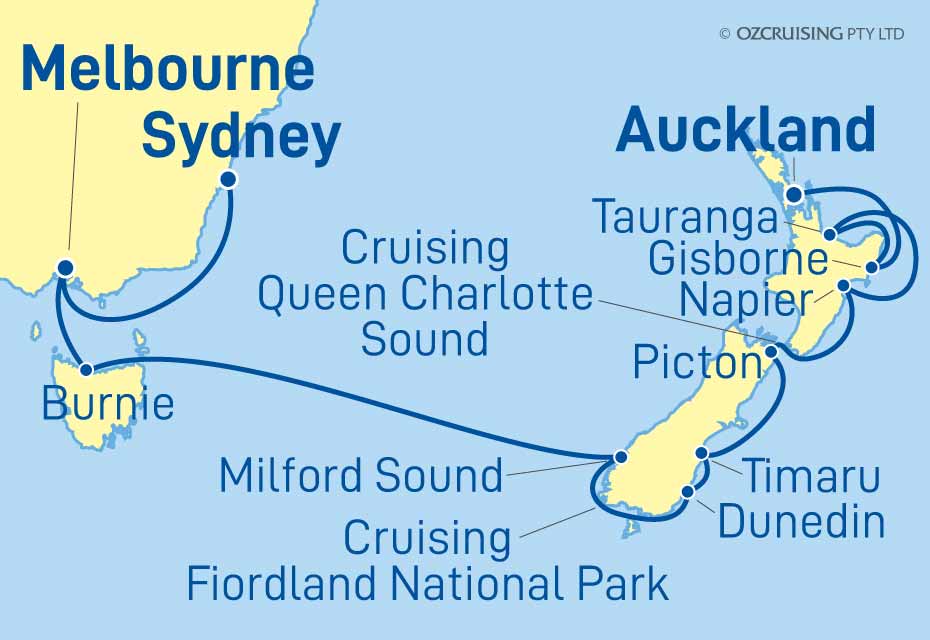 ms Noordam Sydney to Auckland - Cruises.com.au