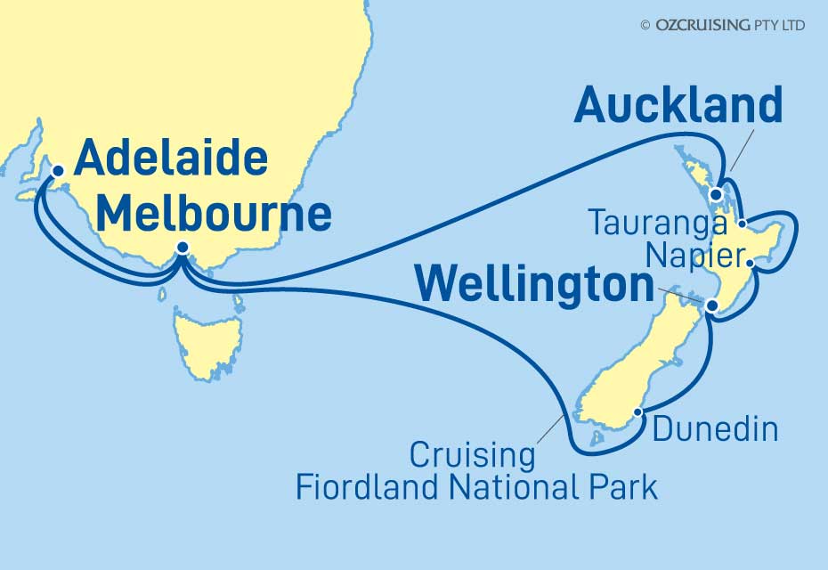 Grand Princess New Zealand - Cruises.com.au