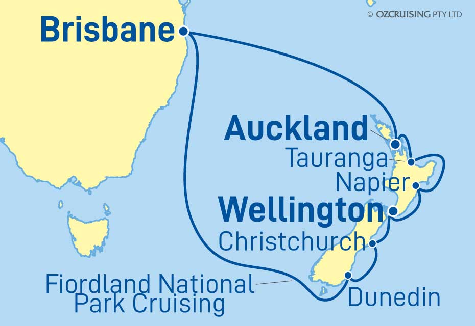 14 Night New Zealand Cruise on the Coral Princess PC236305 Cruises