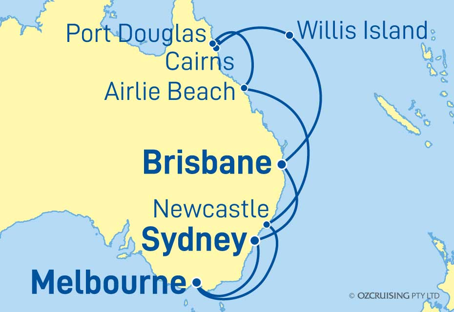 Grand Princess Queensland - Cruises.com.au