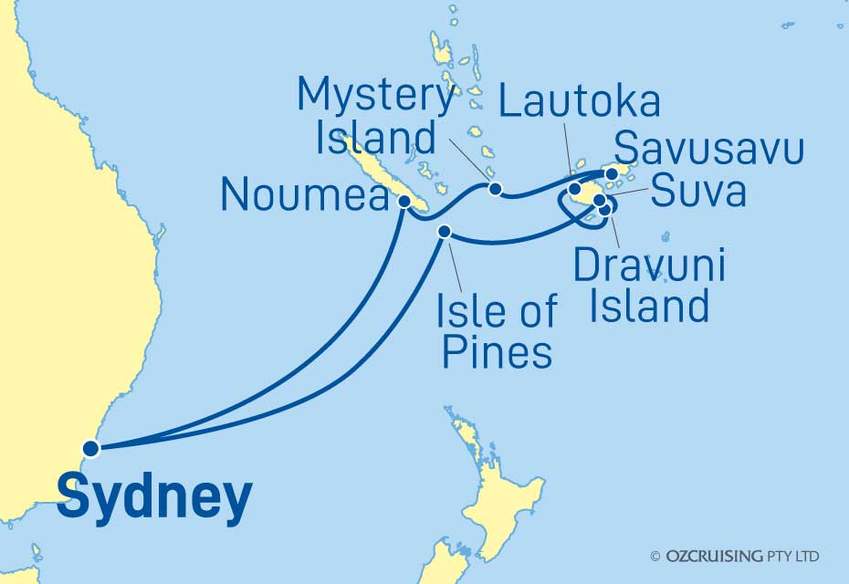 Royal Princess South Pacific and Fiji - Cruises.com.au