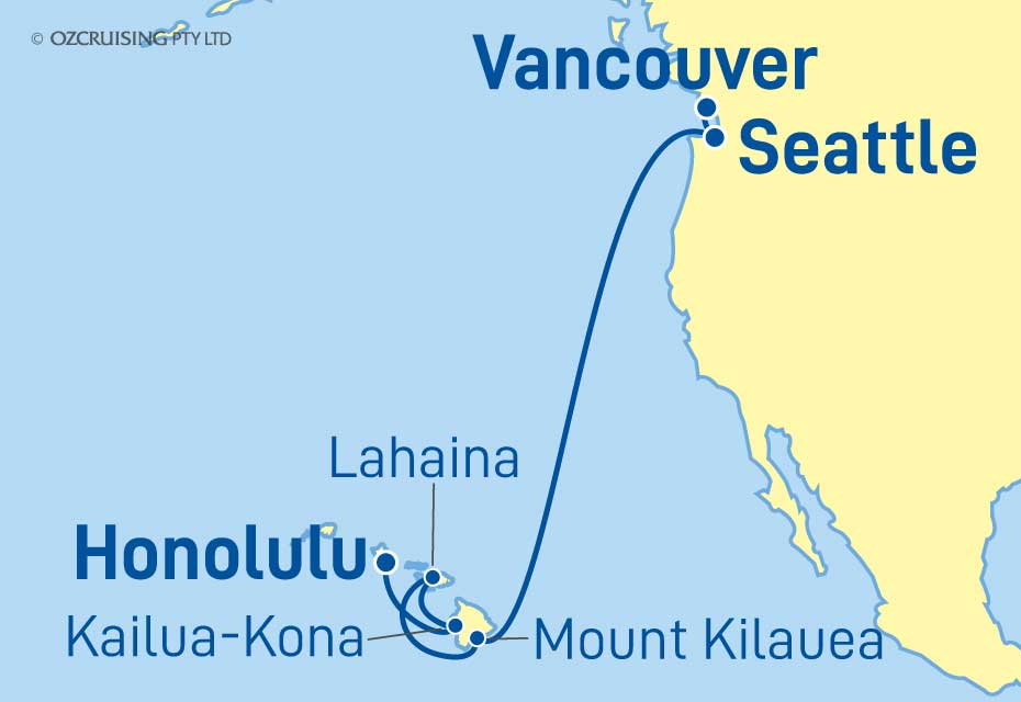 Ovation Of The Seas Honolulu to Vancouver - Cruises.com.au