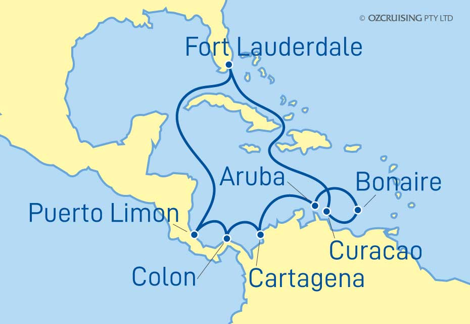 11 Night Caribbean Cruise on the Vision Of The Seas RC22VI05DEC22