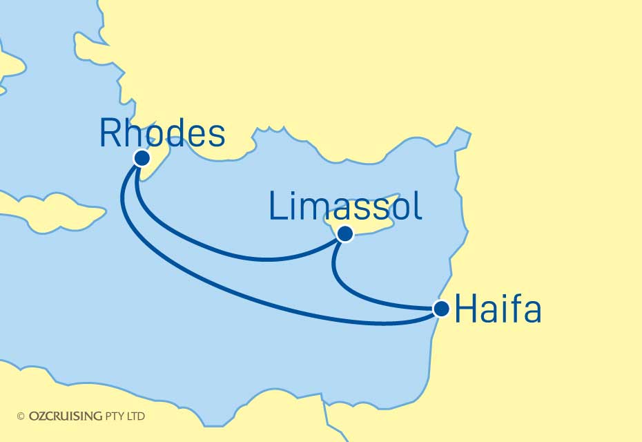 4 Night Cyprus and Greece Cruise on the Rhapsody Of The Seas RC22