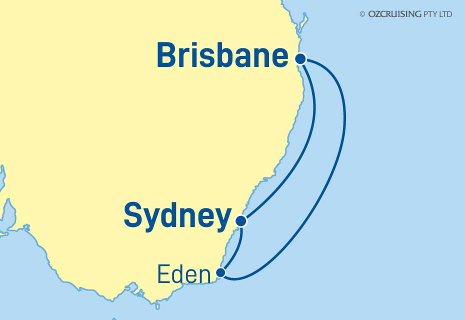 Coral Princess Eden and Sydney - Ozcruising.com.au
