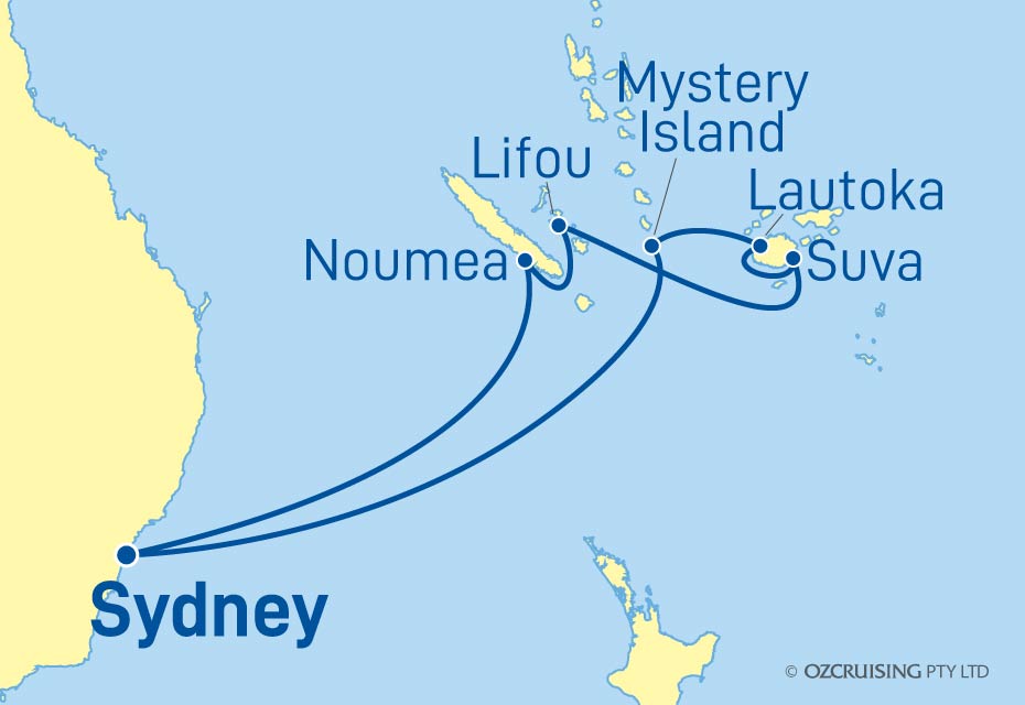 Radiance Of The Seas South Pacific and Fiji - Ozcruising.com.au