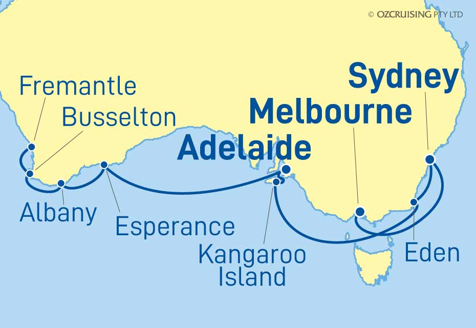 Azamara Quest Fremantle to Melbourne - Ozcruising.com.au
