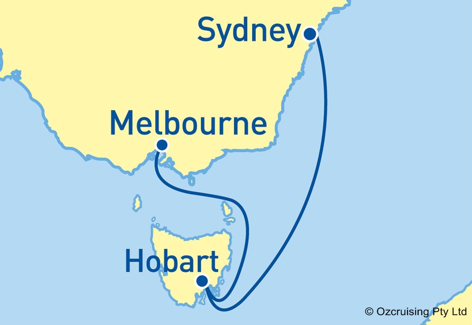 Crown Princess Sydney to Melbourne - Ozcruising.com.au