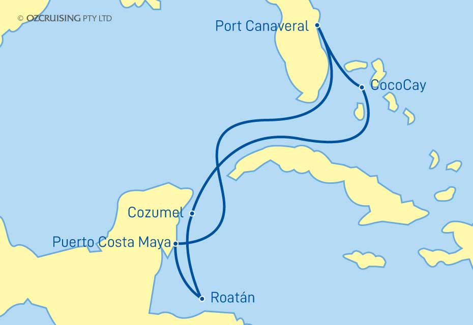 Harmony of the Seas Bahamas, Mexico & Honduras - Ozcruising.com.au