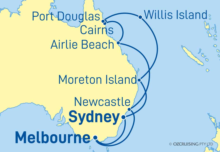 Sapphire Princess Queensland - Cruises.com.au
