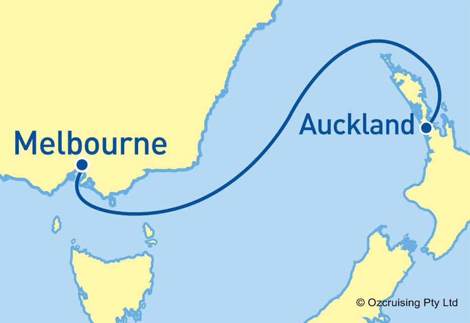 Golden Princess Melbourne-Auckland - Ozcruising.com.au