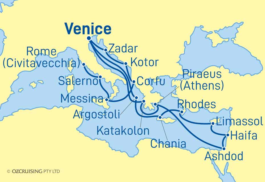 ms Oosterdam Rome to Venice - Ozcruising.com.au