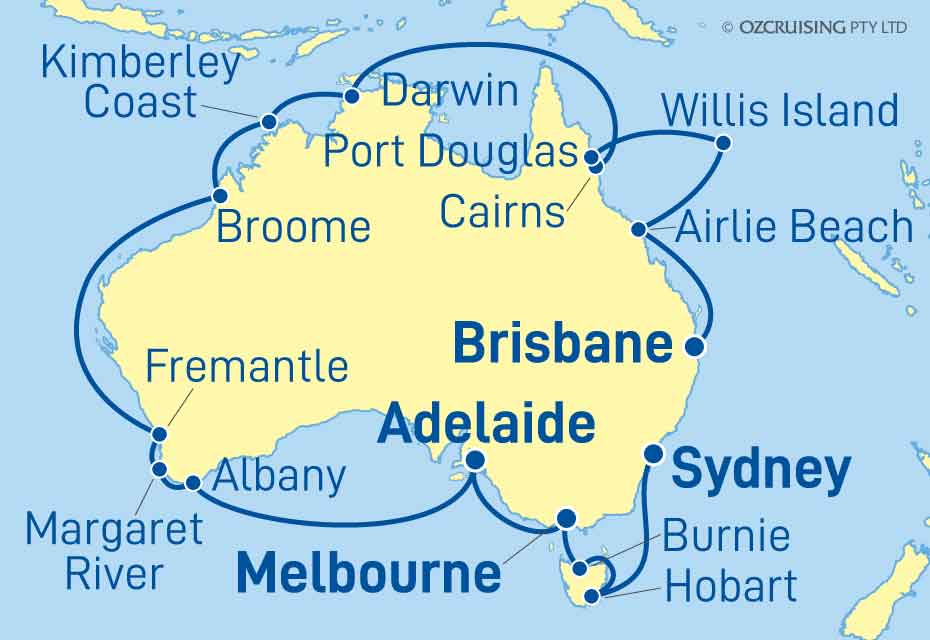 Coral Princess Brisbane to Sydney - Cruises.com.au