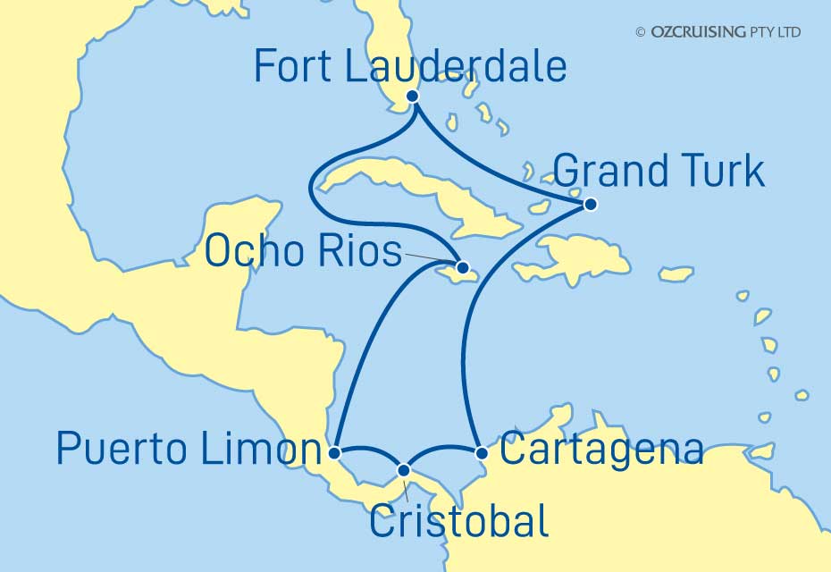 Emerald Princess Panama, Costa Rica and Jamaica - Cruises.com.au
