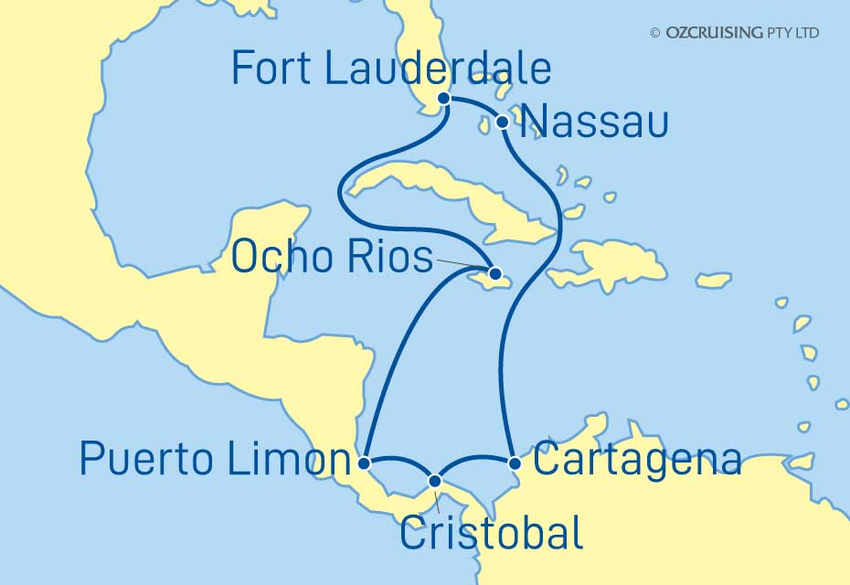 Emerald Princess Panama, Costa Rica and Jamaica - Cruises.com.au
