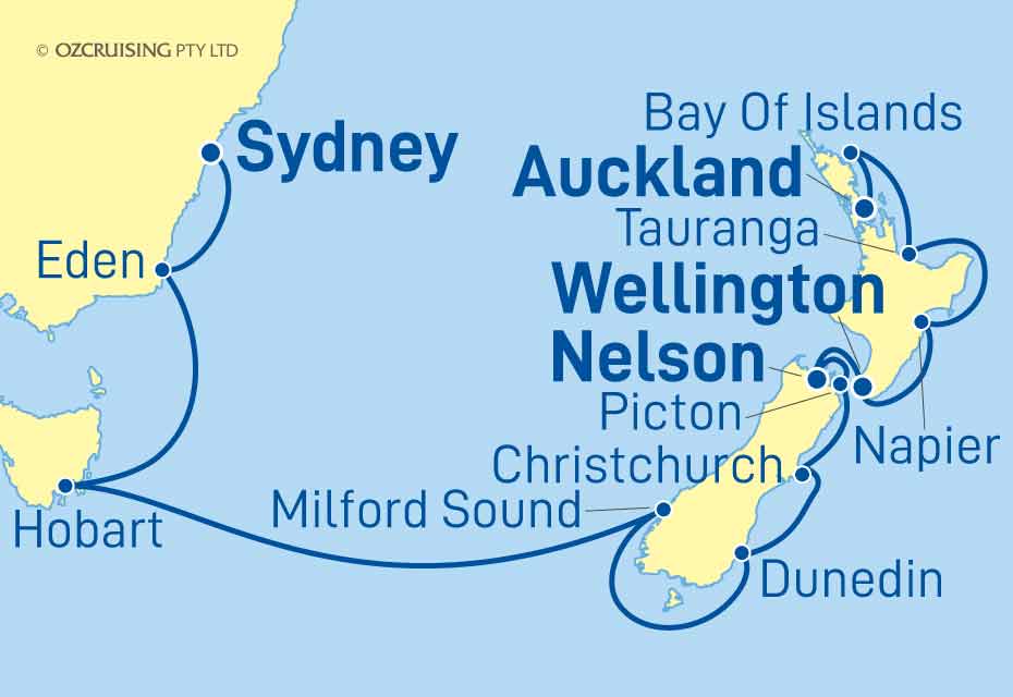Azamara Journey Auckland to Sydney - Cruises.com.au
