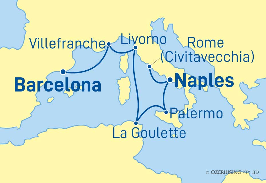 Nieuw Statendam Italy, Tunisia & France - Ozcruising.com.au