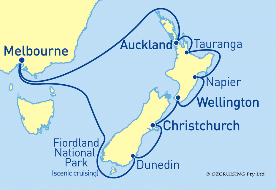 Pacific Explorer New Zealand - Cruises.com.au