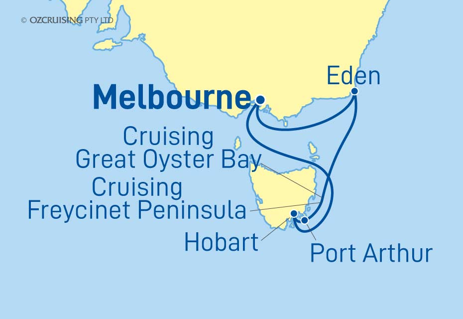 Grand Princess Eden and Tasmania - Cruises.com.au