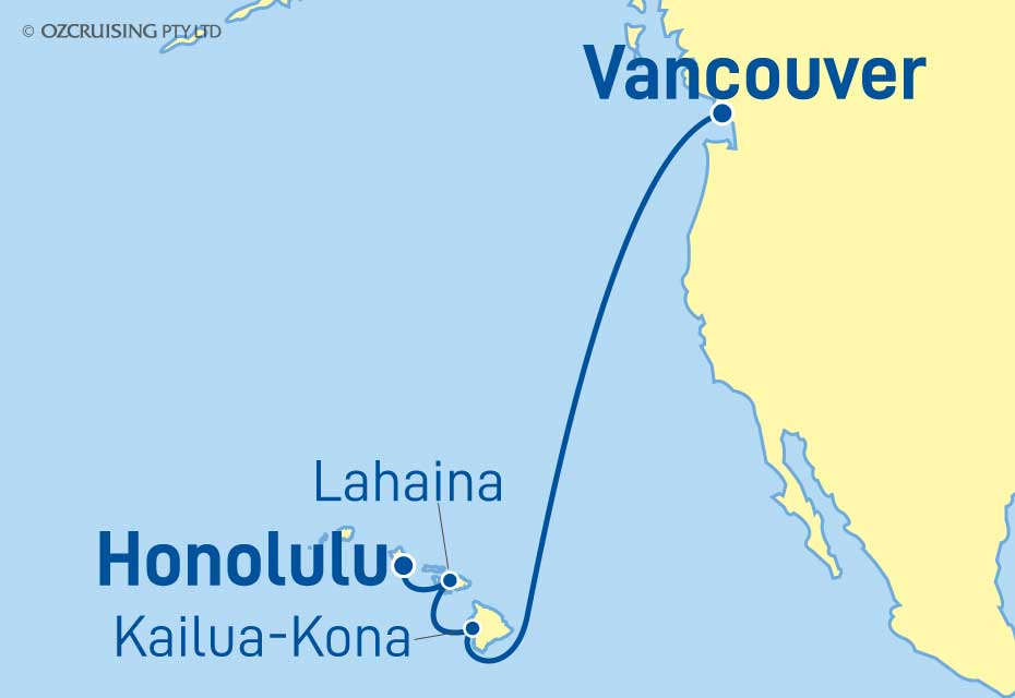 Quantum of the Seas Honolulu to Vancouver - Ozcruising.com.au