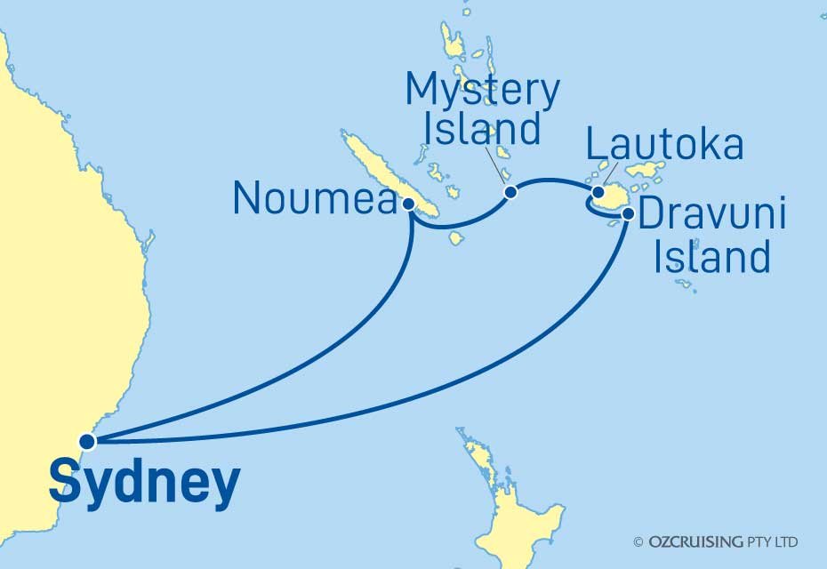 Pacific Explorer South Pacific and Fiji - Ozcruising.com.au