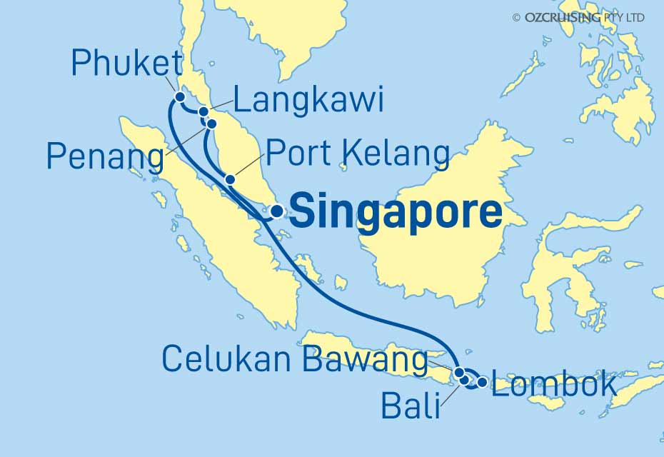 Celebrity Millennium Singapore to Bali - Cruises.com.au