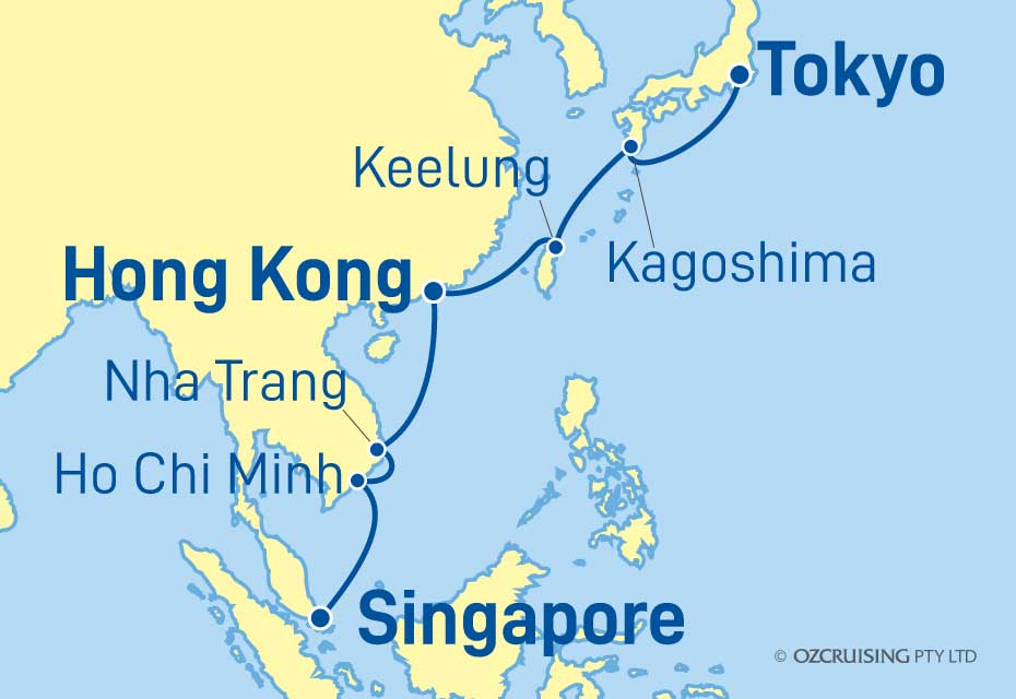 12 Night Singapore to Tokyo Cruise on the Celebrity Millennium - CC25 ...