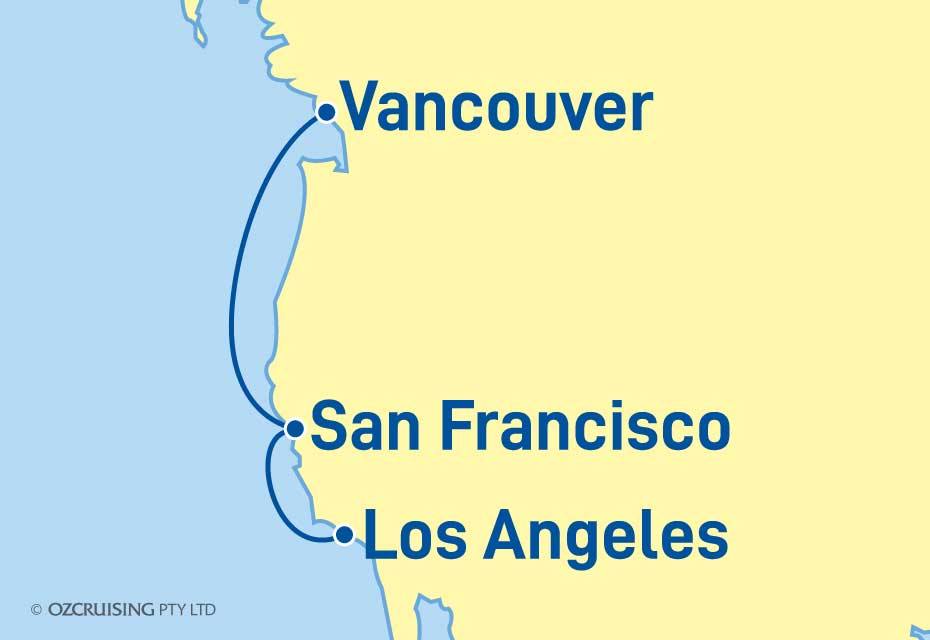 norwegian cruise vancouver to los angeles