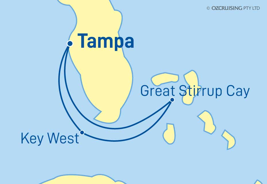 4 Night Key West & Bahamas Cruise on the Norwegian Dawn NC23DWN