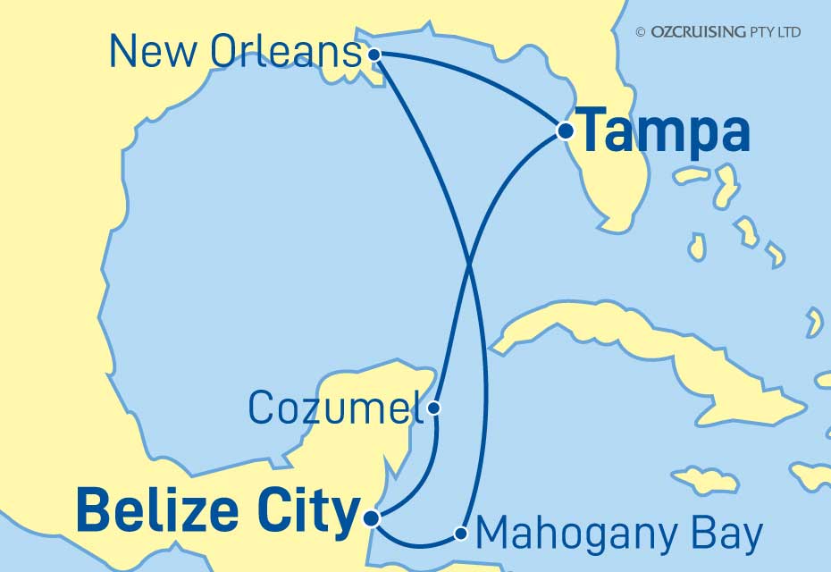 Celebrity Constellation New Orleans, Mexico & Belize - Ozcruising.com.au