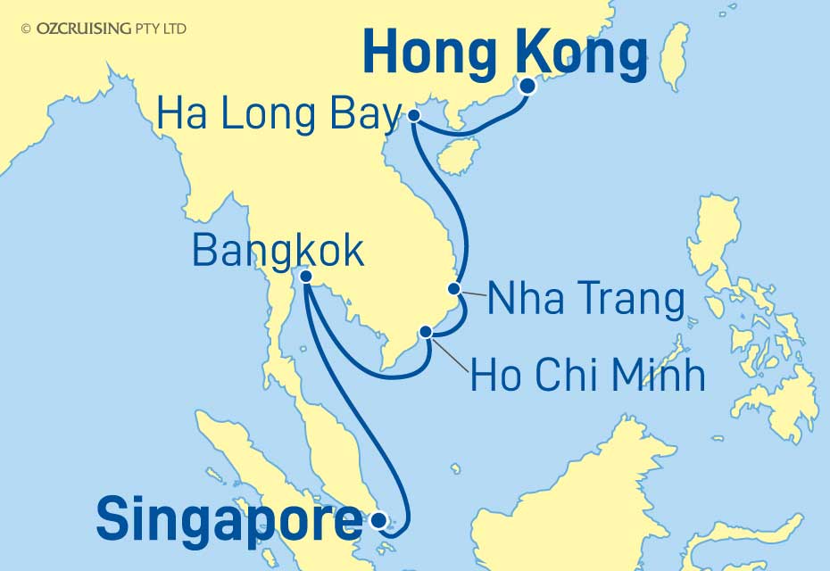 Celebrity Solstice Hong Kong to Singapore - Cruises.com.au
