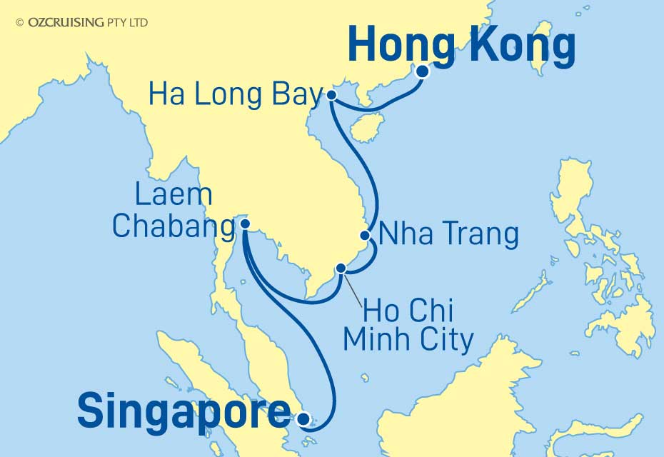 Celebrity Solstice Singapore to Hong Kong - Cruises.com.au