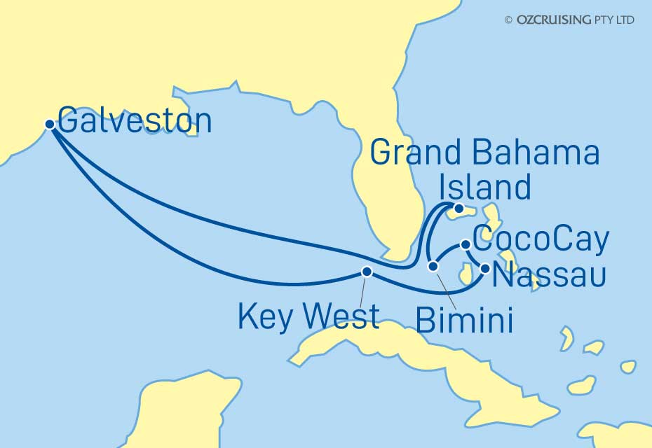9 Night Bahamas & Key West Cruise on the Radiance Of The Seas RC23