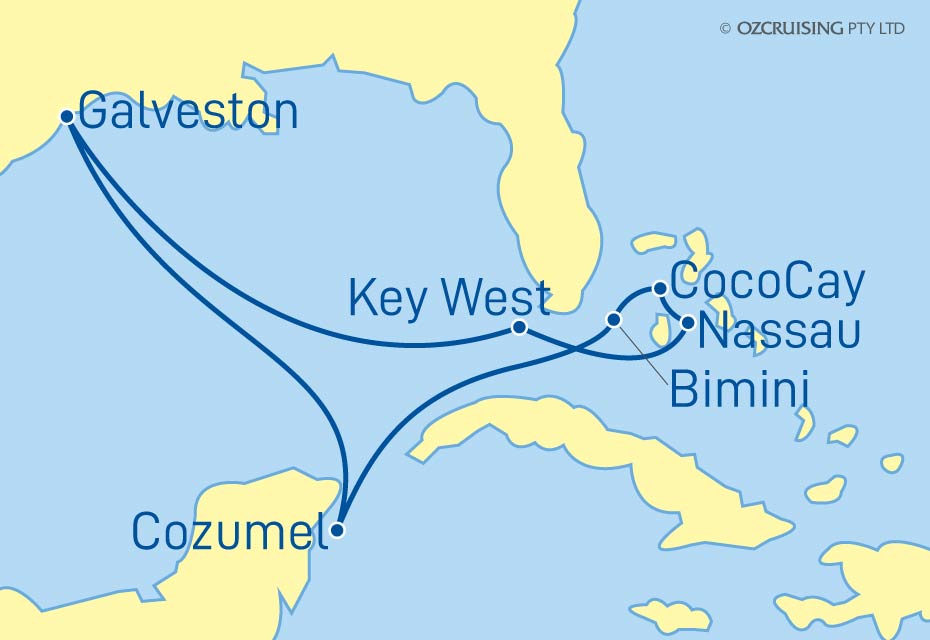 9 Night Bahamas, Cozumel & Key West Cruise on the Radiance Of The Seas