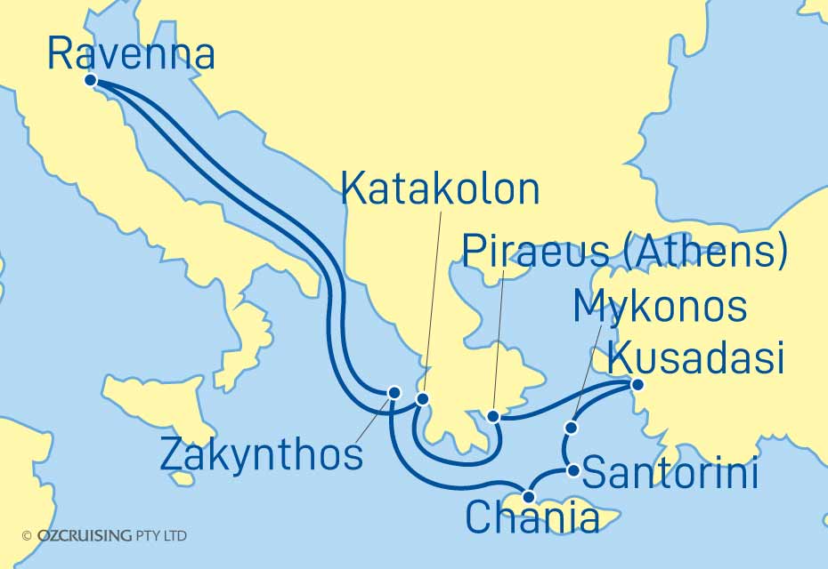 10 Night Greece and Turkey Cruise on the Celebrity Constellation CC22