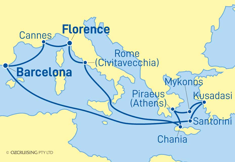 Vision Of The Seas Italy, Greece & Turkey - Ozcruising.com.au