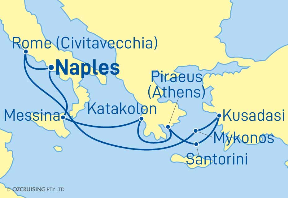 Carnival Legend Greece, Turkey & Italy - Ozcruising.com.au