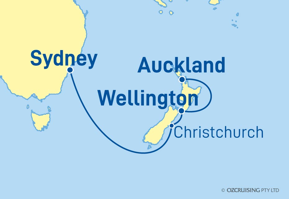 8 Night Auckland to Sydney Cruise on the Queen Victoria CU24V406C