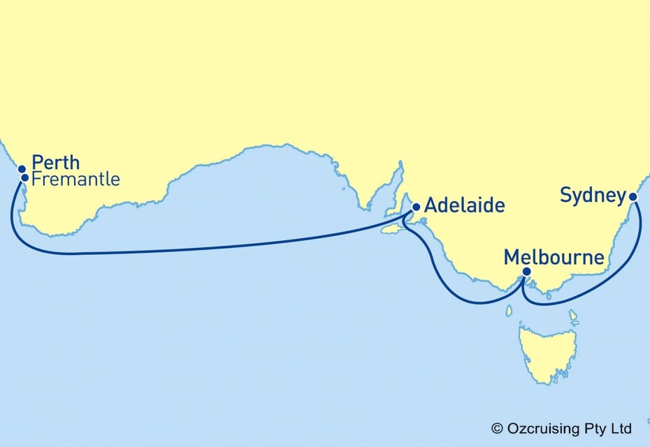 Queen Mary 2 Fremantle to Sydney - Ozcruising.com.au