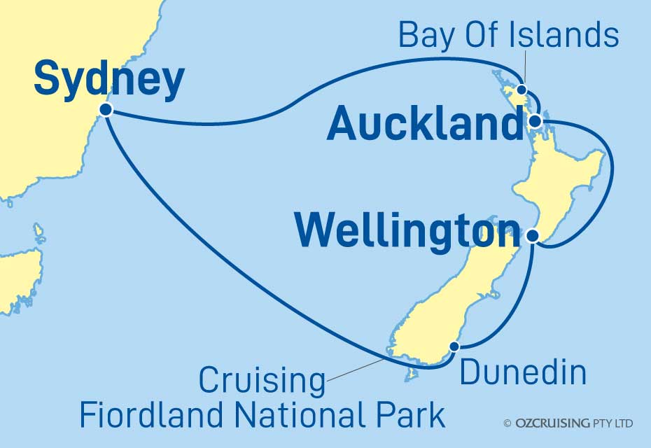 Queen Elizabeth New Zealand - Cruises.com.au