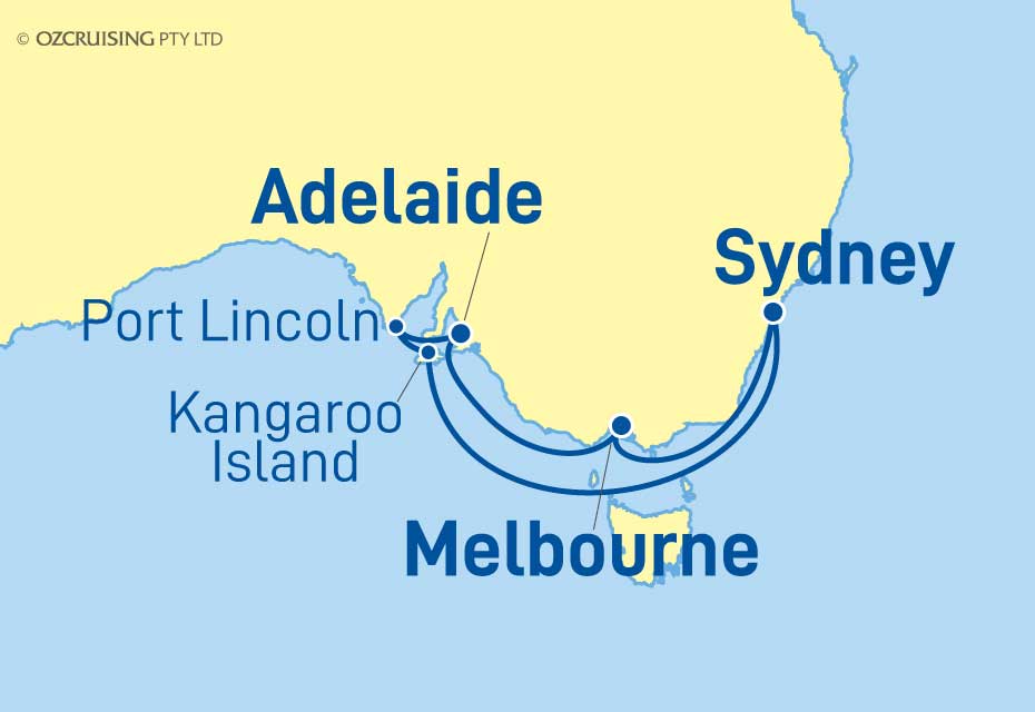 Coral Princess Melbourne, Adelaide & Kangaroo Island - Ozcruising.com.au
