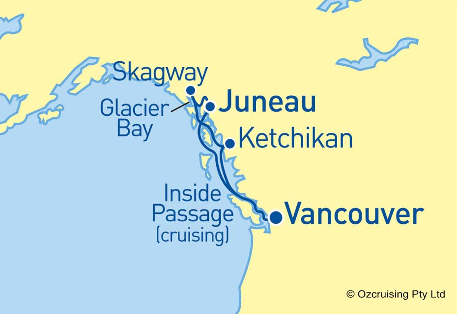 Coral Princess Alaska - Glacier Bay - Cruises.com.au