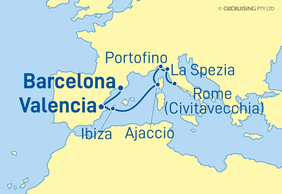 Celebrity Edge Italy, France & Spain - Cruises.com.au