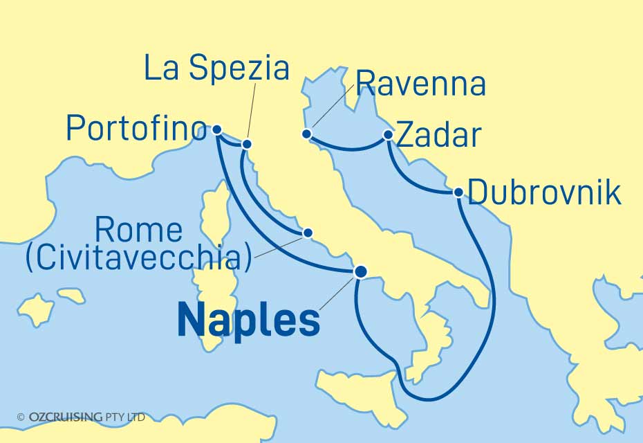 italy croatia cruise 2023