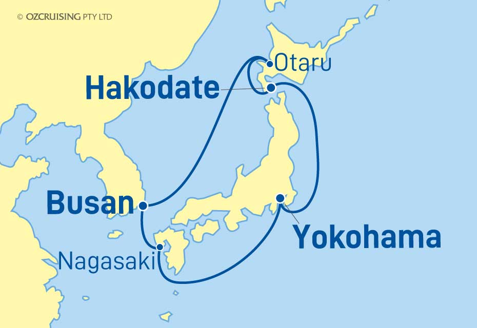 8 Night Japan & South Korea Cruise on the Diamond Princess - PC23-M331 ...