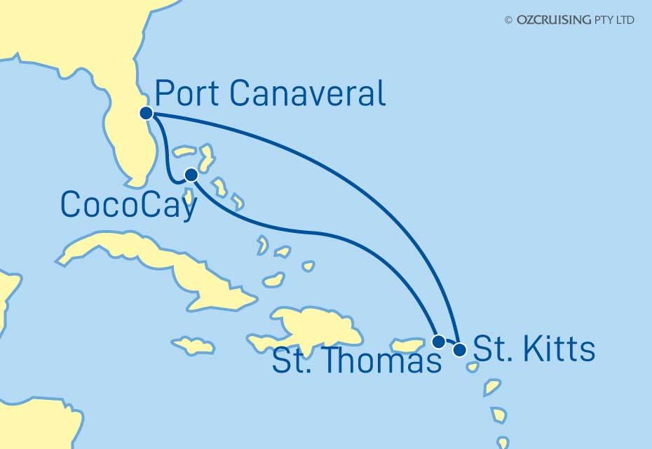 Allure Of The Seas Bahamas and Caribbean - Ozcruising.com.au