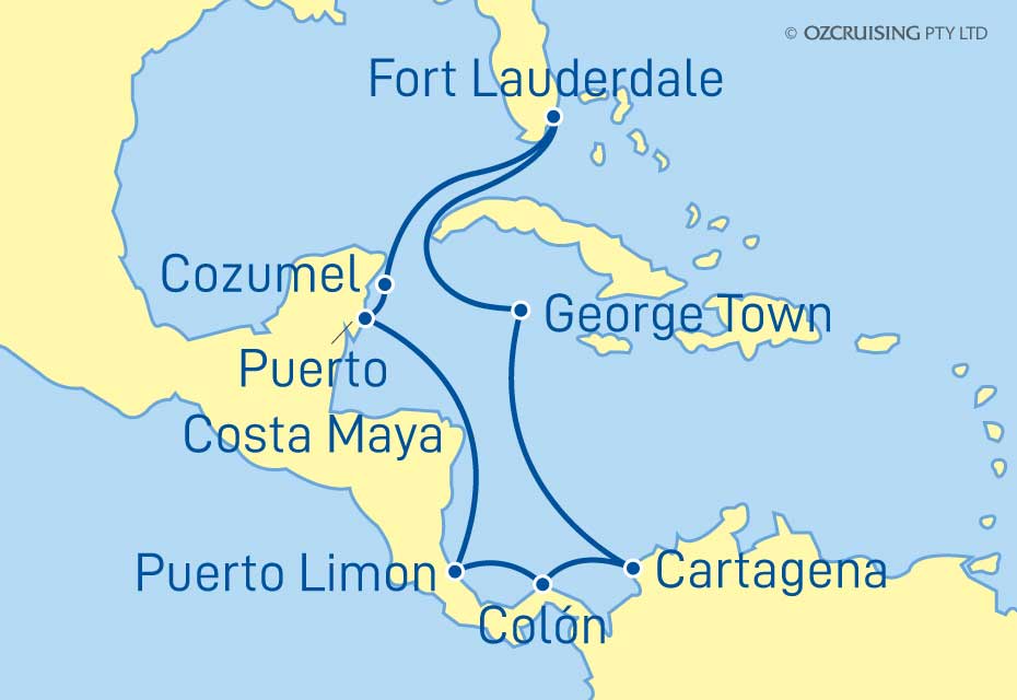 Celebrity Reflection Panama, Colombia and Mexico - Cruises.com.au