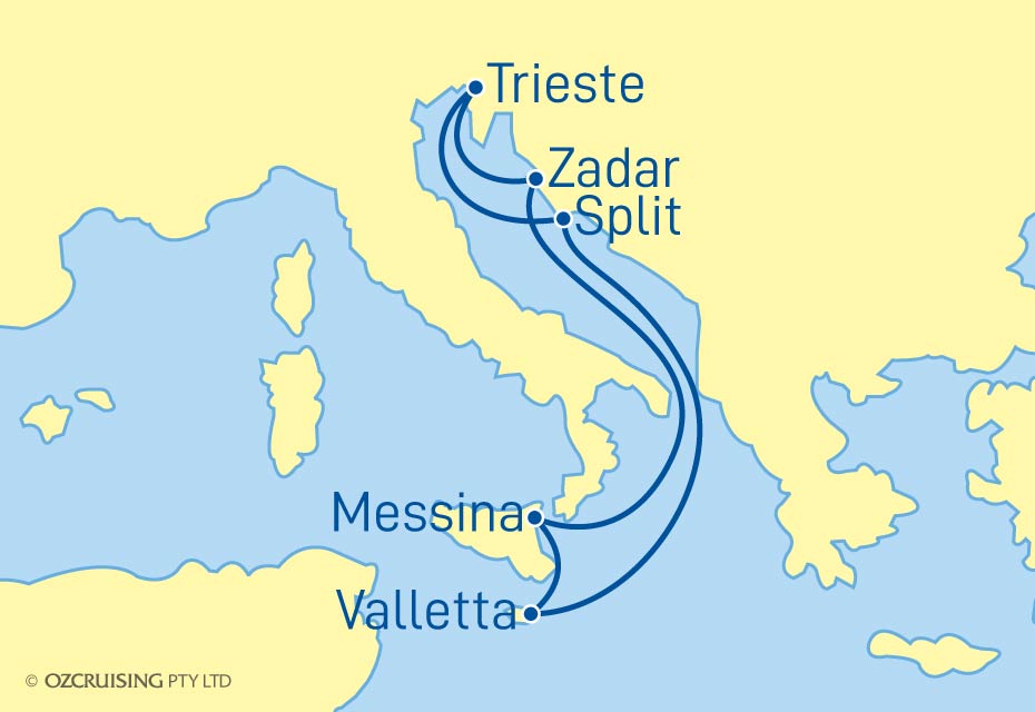 Azura Italy & Croatia - Ozcruising.com.au